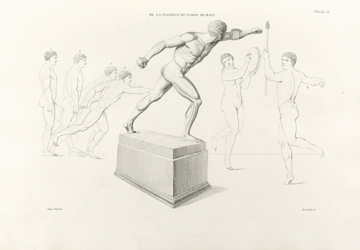Jean-Galbert Salvage - Anatomie du gladiateur combattant Pl.19