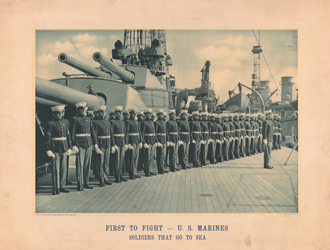 Wyanoak Publishing Co. - First to fight – U.S. Marines, soldiers that go to sea