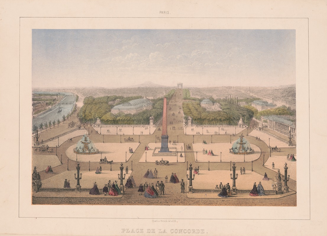 Charles Rivière - Paris. Place de la Concorde