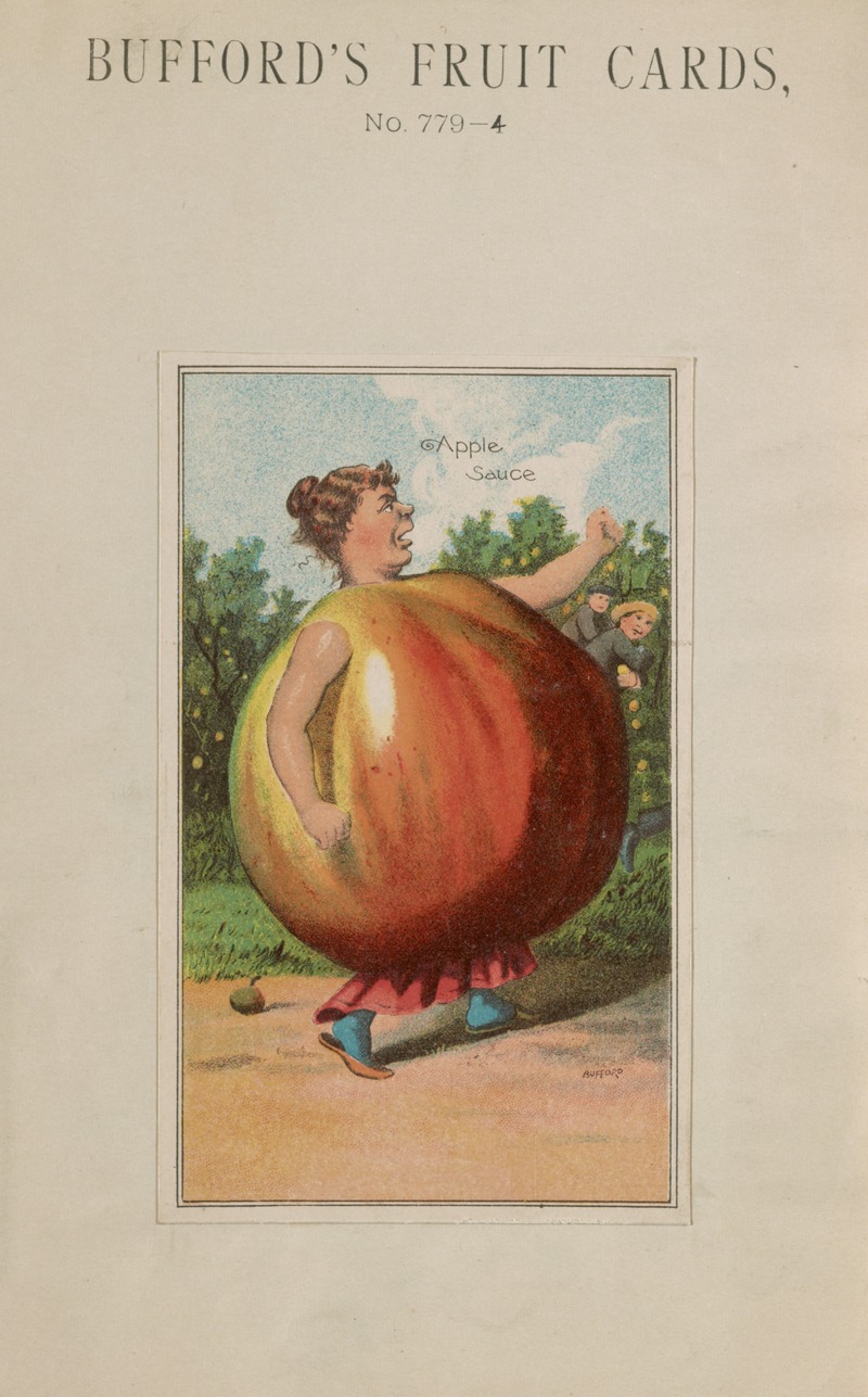 John H. Bufford's & Sons - Bufford’s fruit cards, no. 779-4 [apple]