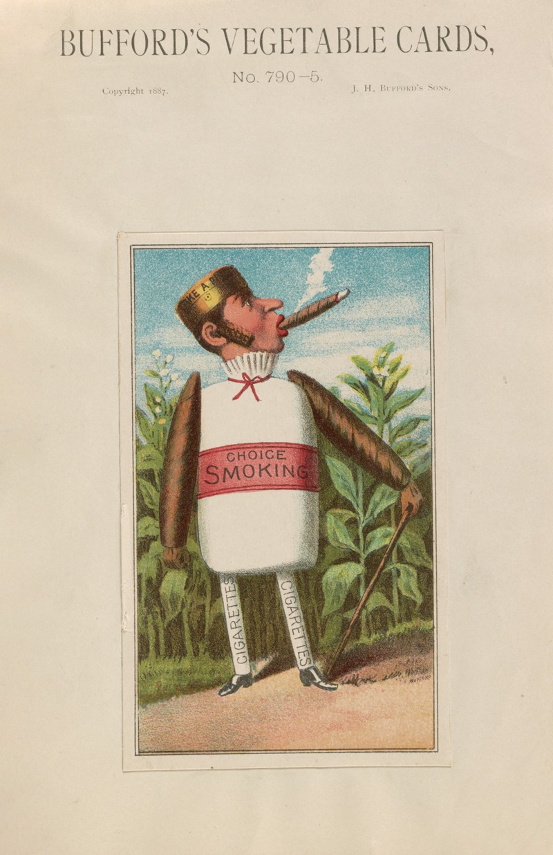 John H. Bufford's & Sons - Bufford’s vegetable cards, no. 790-5 [tobacco]