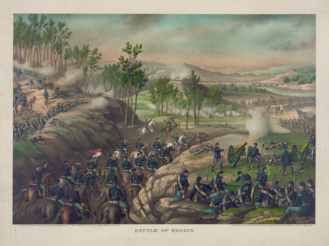Kurz & Allison - Battle of Resaca–May 13 to 16, 1864