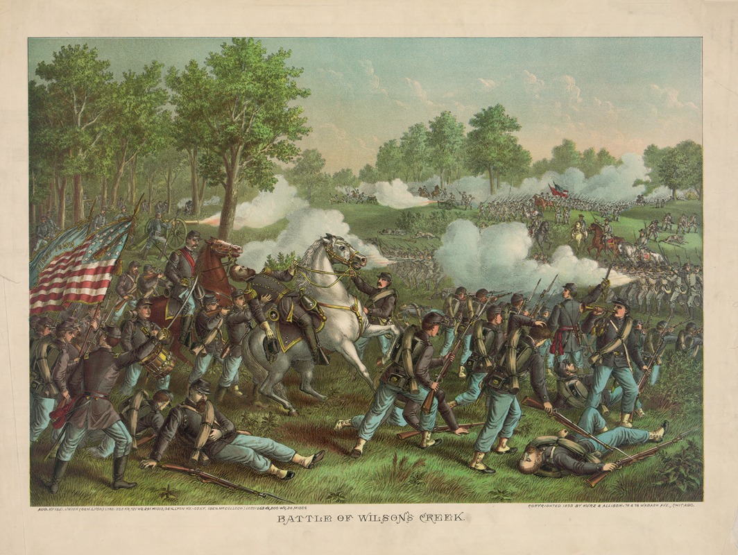 Kurz & Allison - Battle of Wilson’s Creek–Aug. 10, 1861