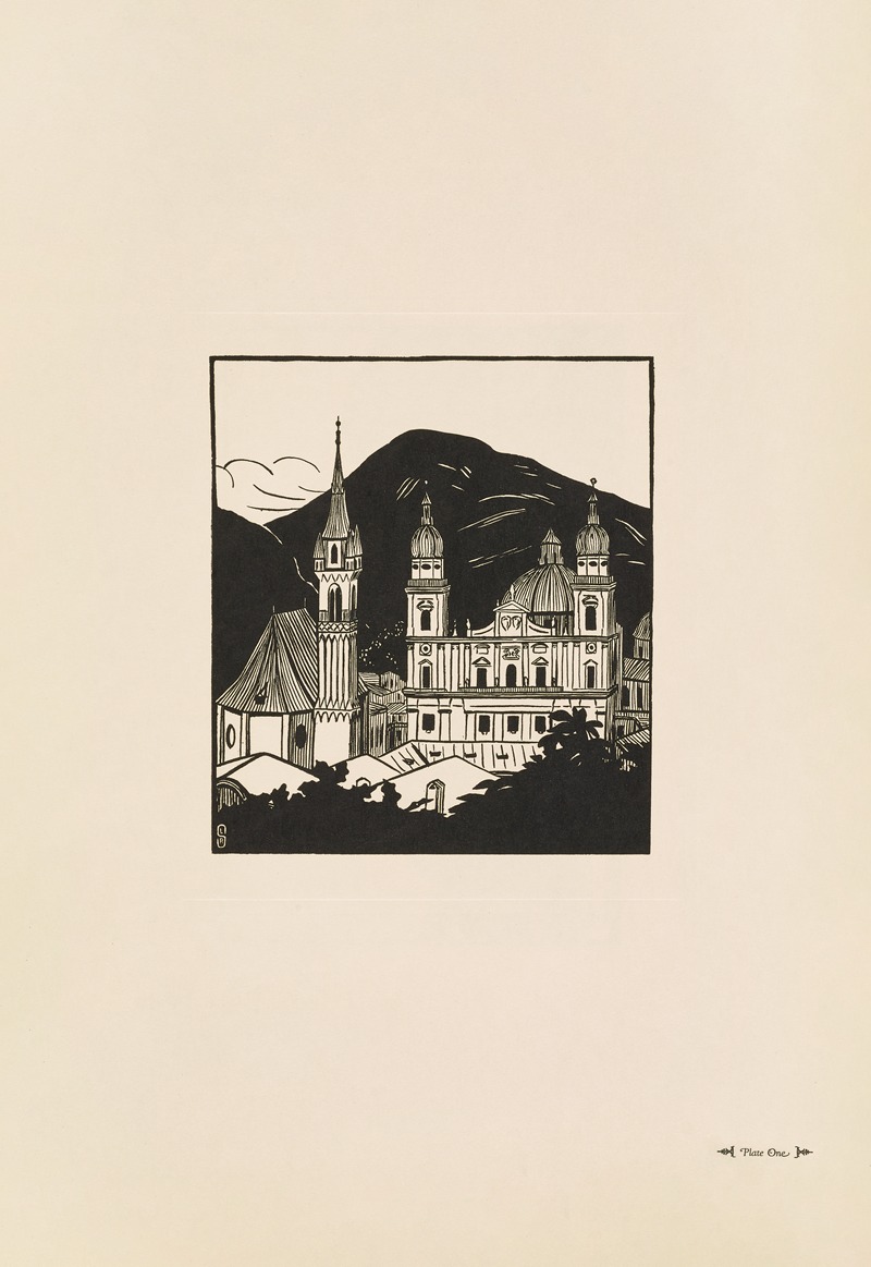 Lucie Sayler - Franziskanerkirche and Dom from the Monchsberg