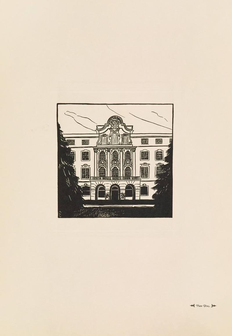 Lucie Sayler - North Facade of Schloss Leopoldskron