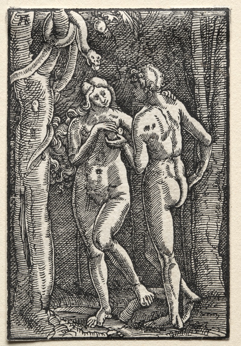 Albrecht Altdorfer - Adam and Eve Eating the Forbidden Fruit