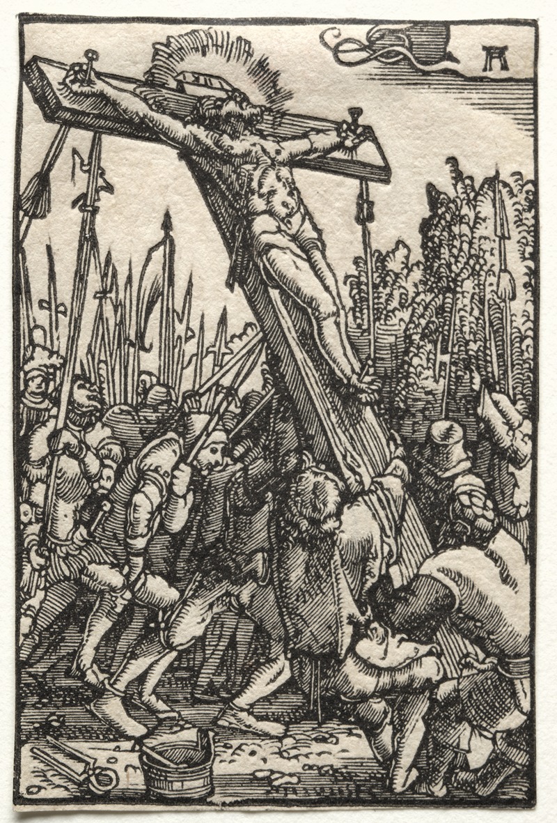 Albrecht Altdorfer - The Raising of the Cross