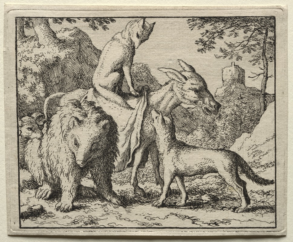 Allaert van Everdingen - Reynard and his Companions