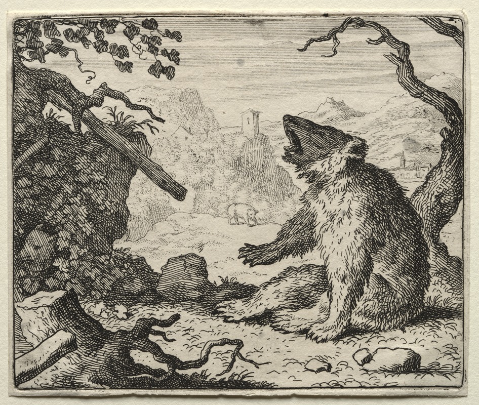 Allaert van Everdingen - The Bear Calls Reynard to Court