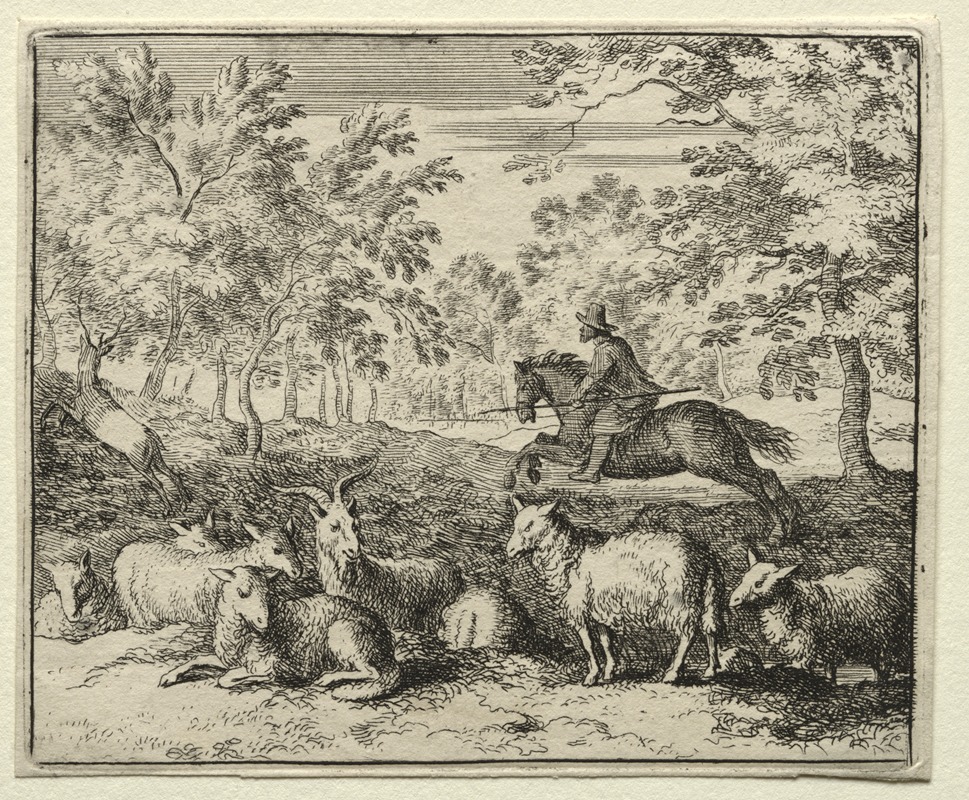 Allaert van Everdingen - The Chase of the Stag