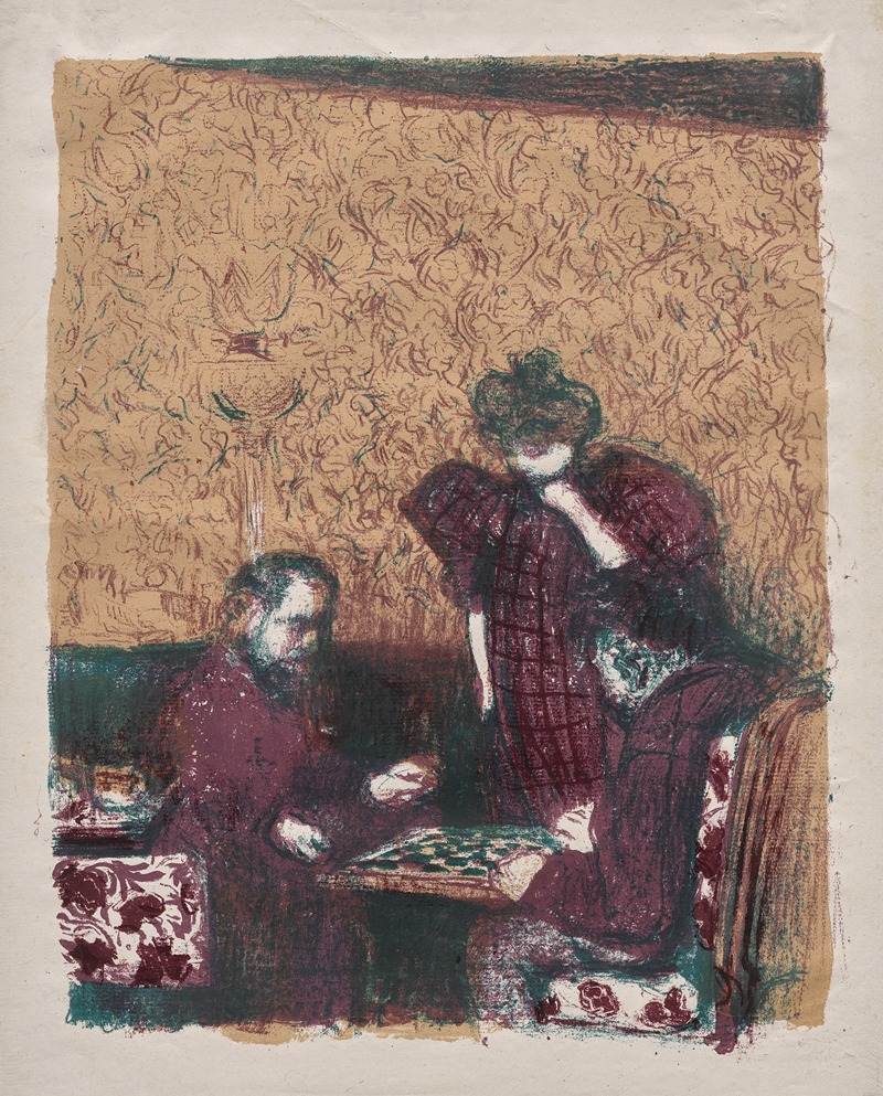 Édouard Vuillard - The Game of Checkers