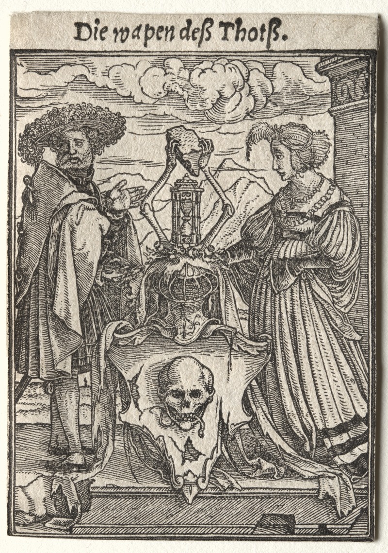 Hans Holbein The Younger - The Coat of Arms of Death