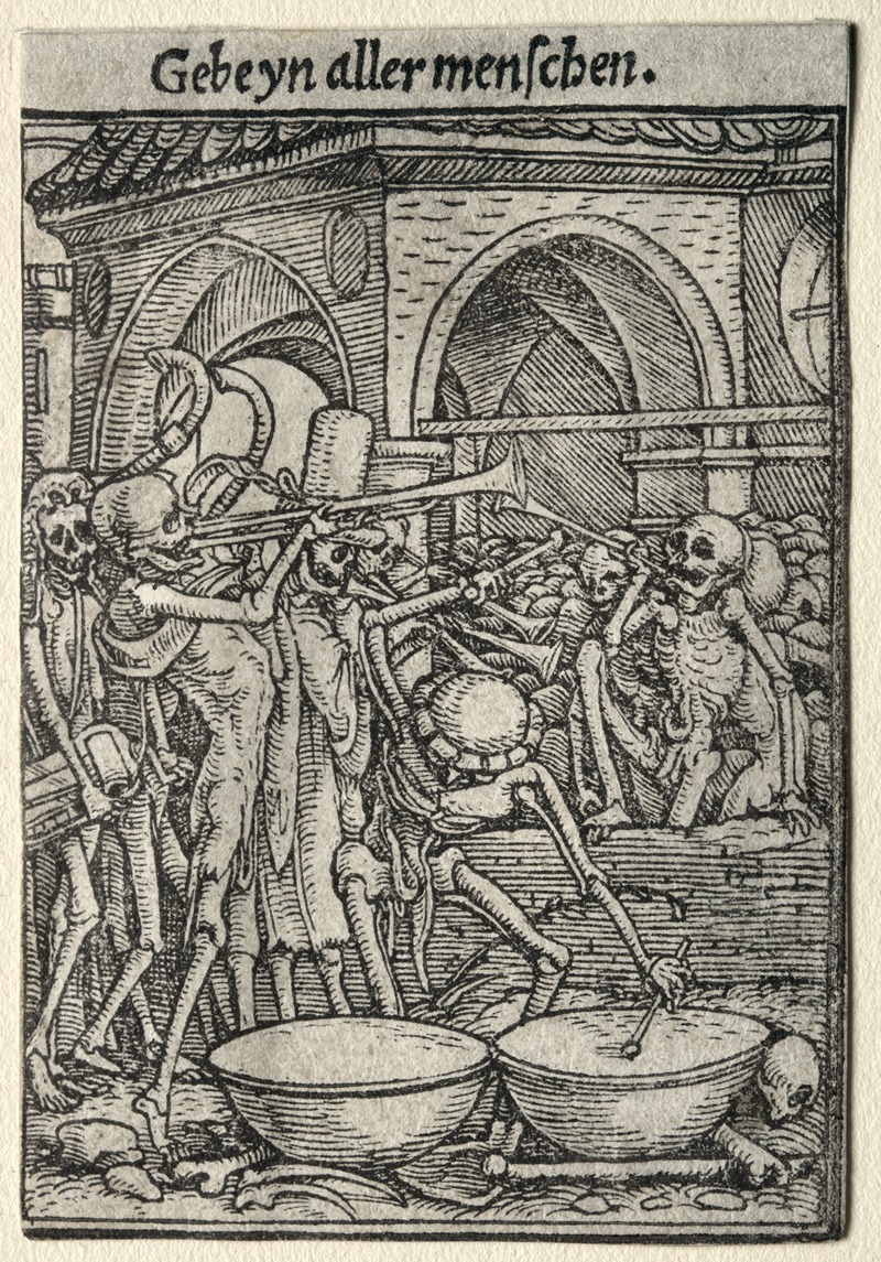 Hans Holbein The Younger - The Trumpeters of Death