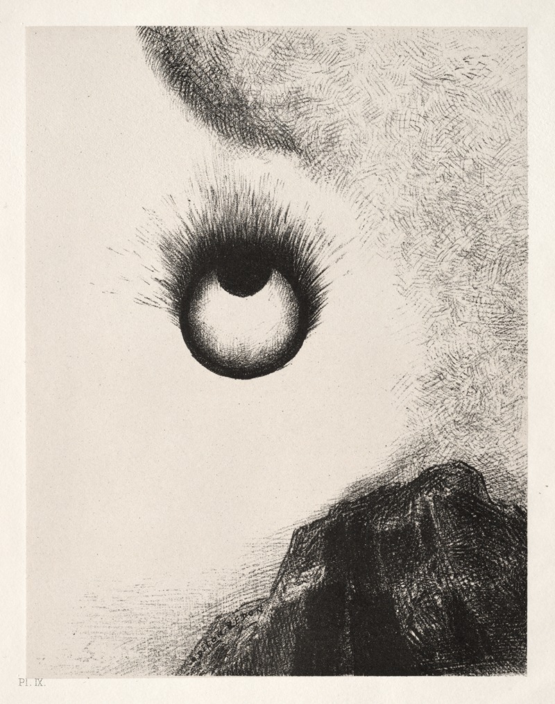 Odilon Redon - Everywhere Eyeballs are Aflame