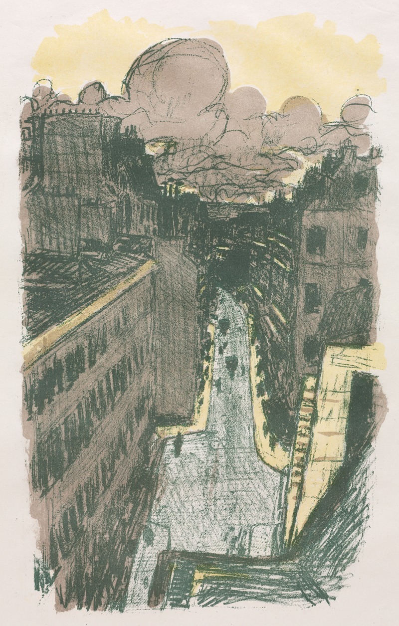 Pierre Bonnard - Street Scene from Above