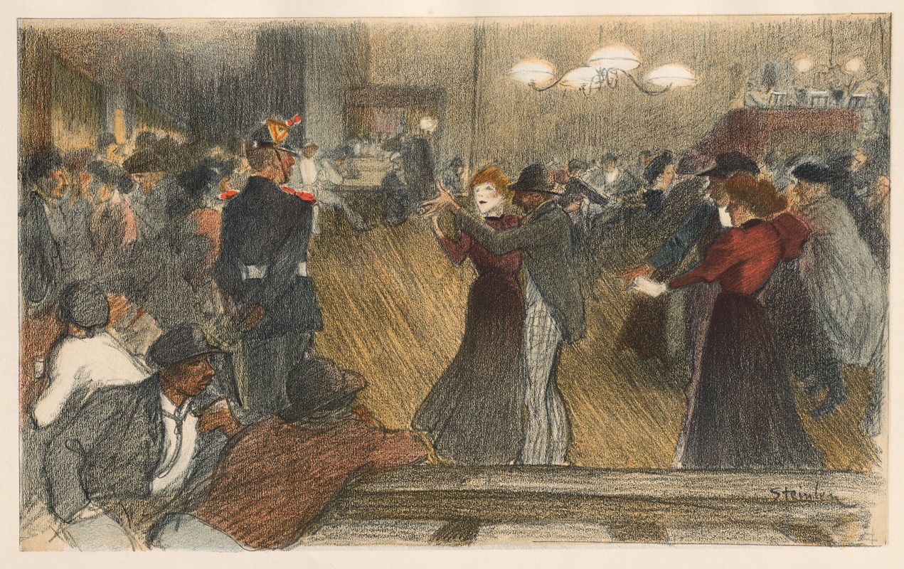 Théophile Alexandre Steinlen - Bal de Barrière