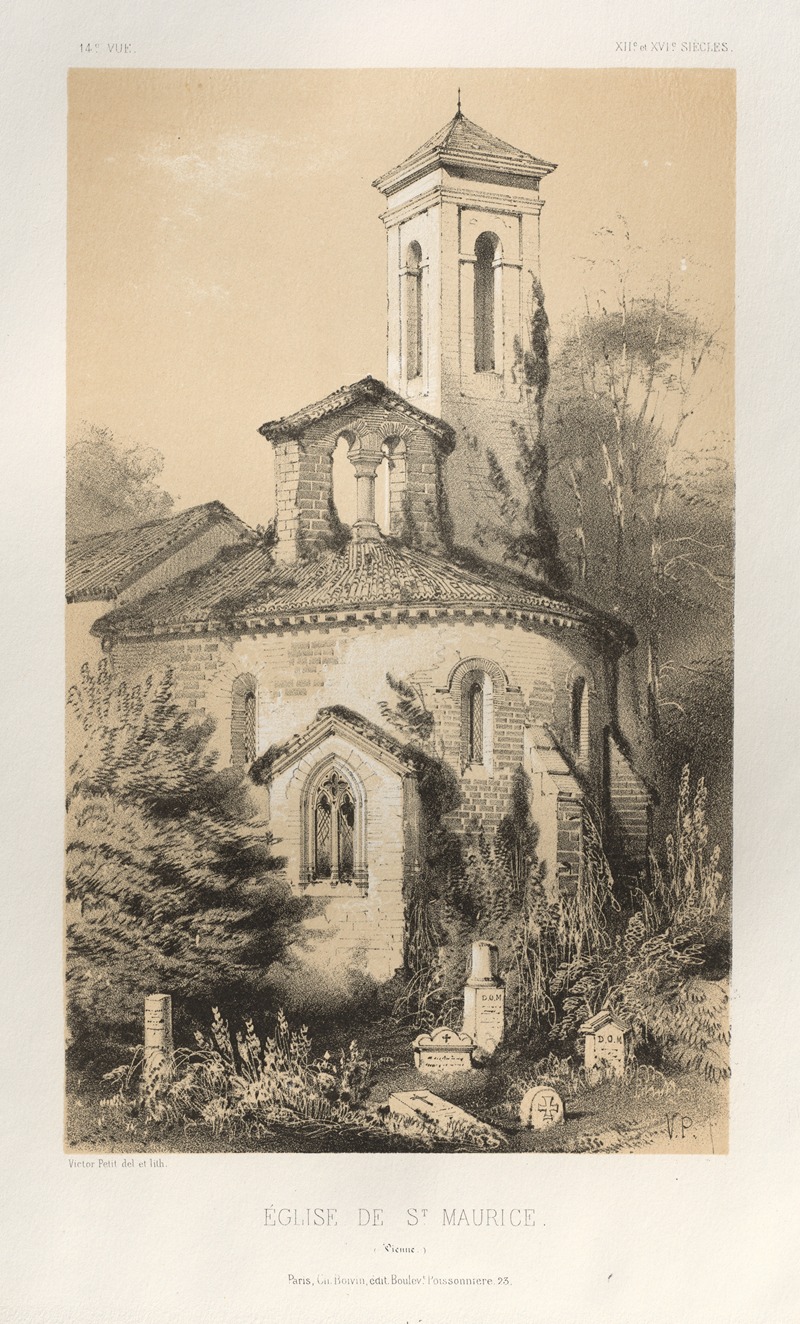 Victor Petit - Eglise de St. Maurice (Vienne)