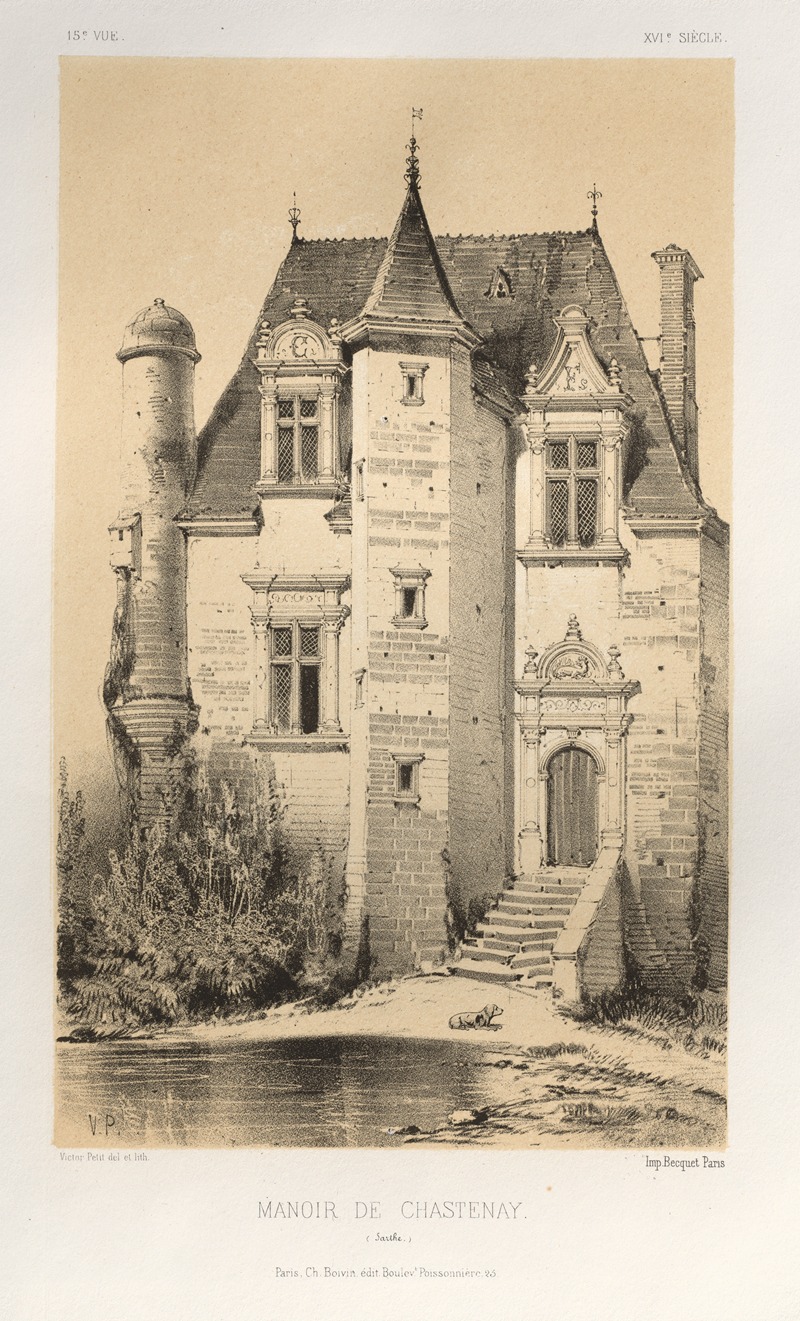 Victor Petit - Manoir De Chastenay (Sarthe)