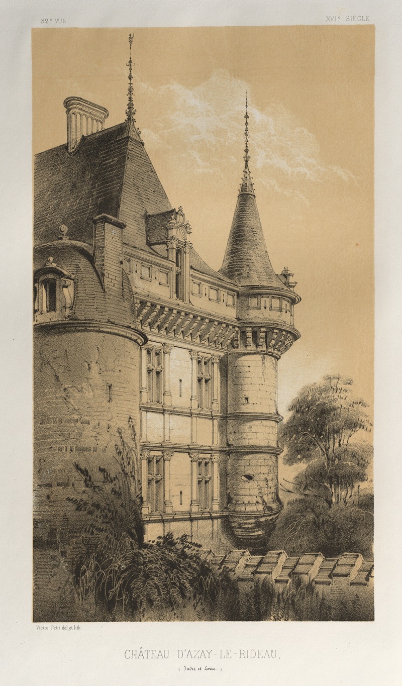 Victor Petit - Château D’Azay-Le-Rideau (Indre et Loire)