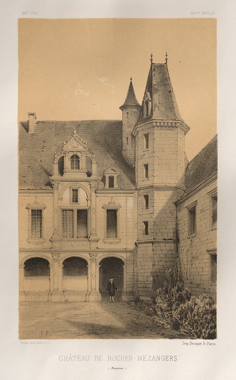 Victor Petit - Château De Rocher Mezangers (Mayenne)