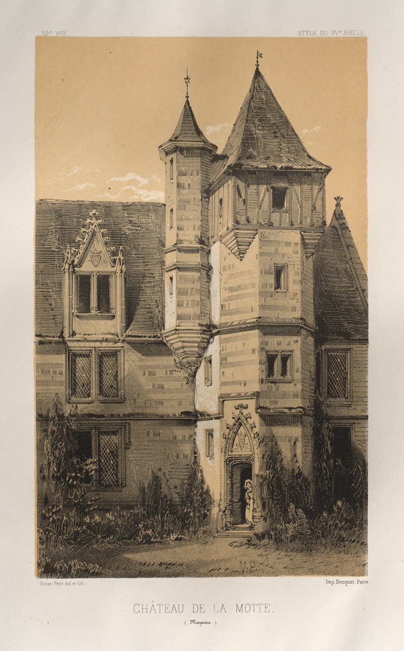 Victor Petit - Château De La Motte (Mayenne)