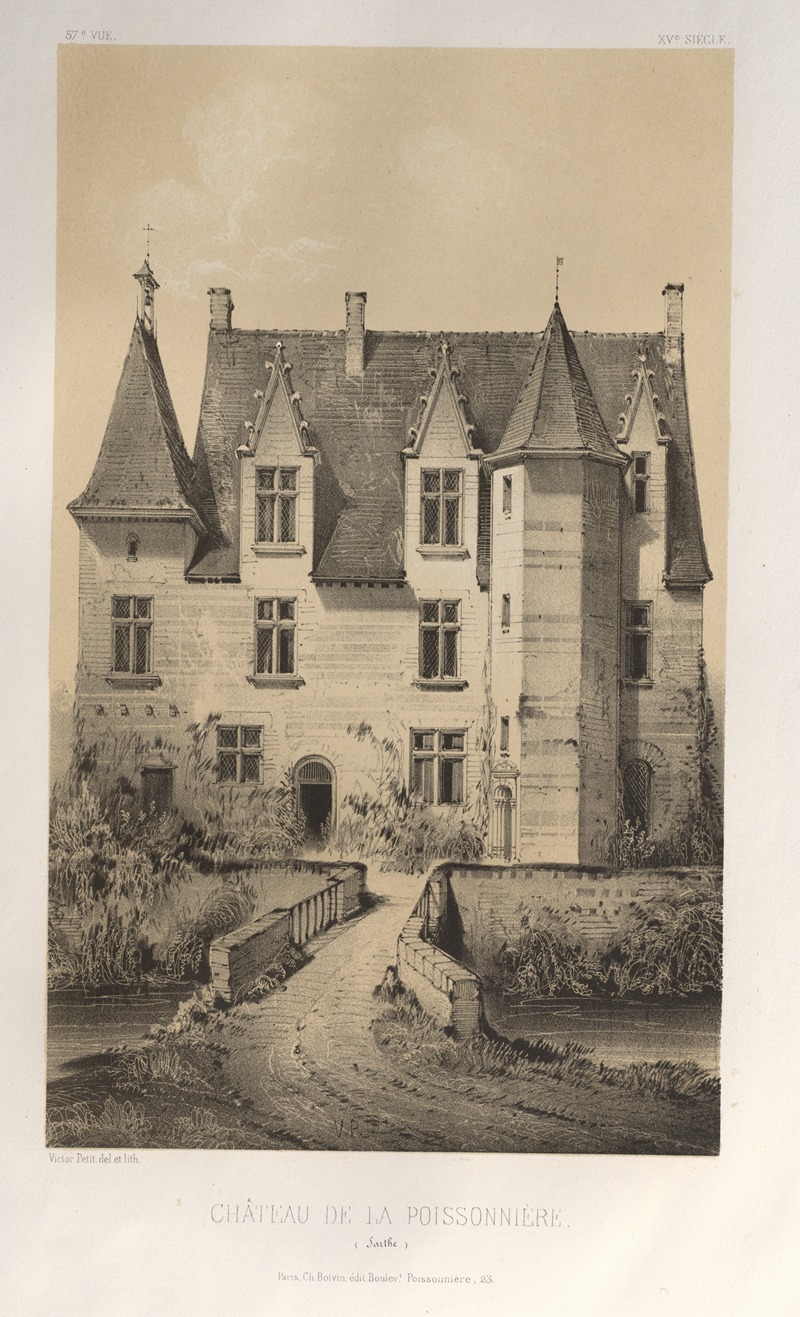 Victor Petit - Château De La Poissonnière (Sarthe)