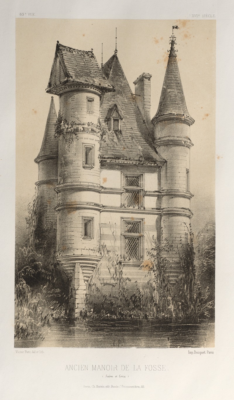 Victor Petit - Ancien Manoir De La Fosse (Saône et Loire)