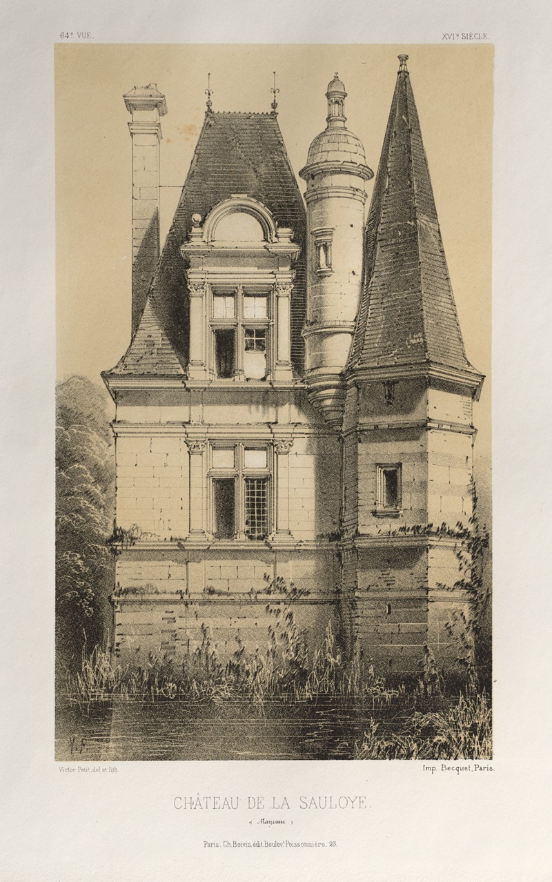 Victor Petit - Château De La Sauloye (Mayenne)