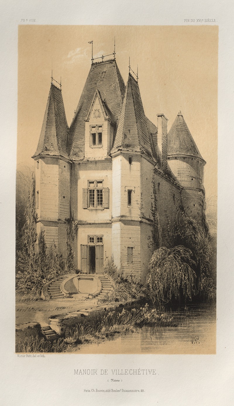 Victor Petit - Manoir De Villechétive (Nièvre)