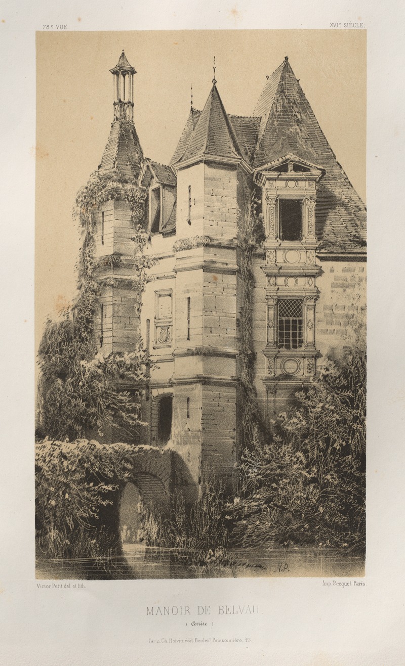 Victor Petit - Manoir de Belvau (Corrèze)