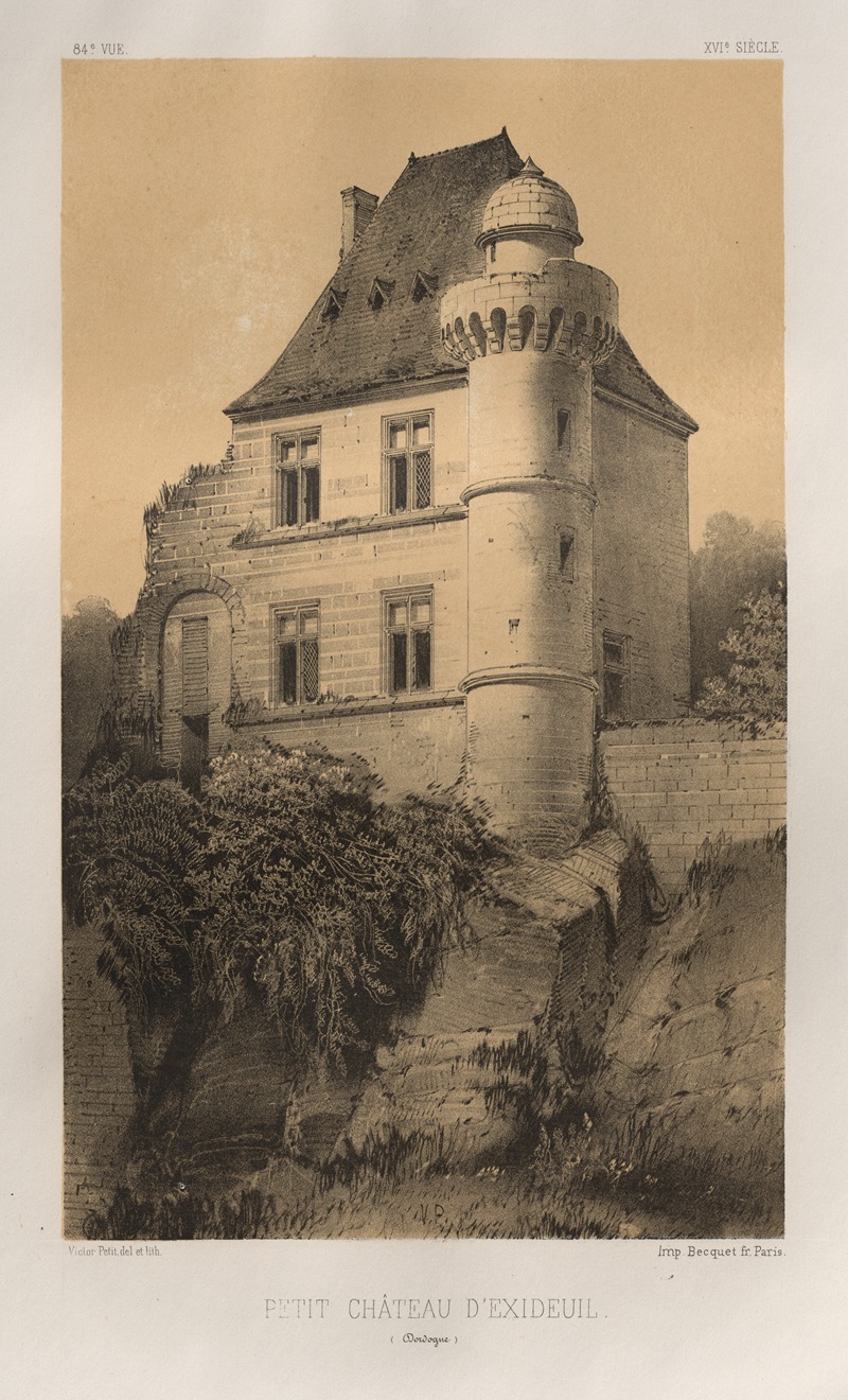 Victor Petit - Petit Château d’Exideuil (Dordogne)