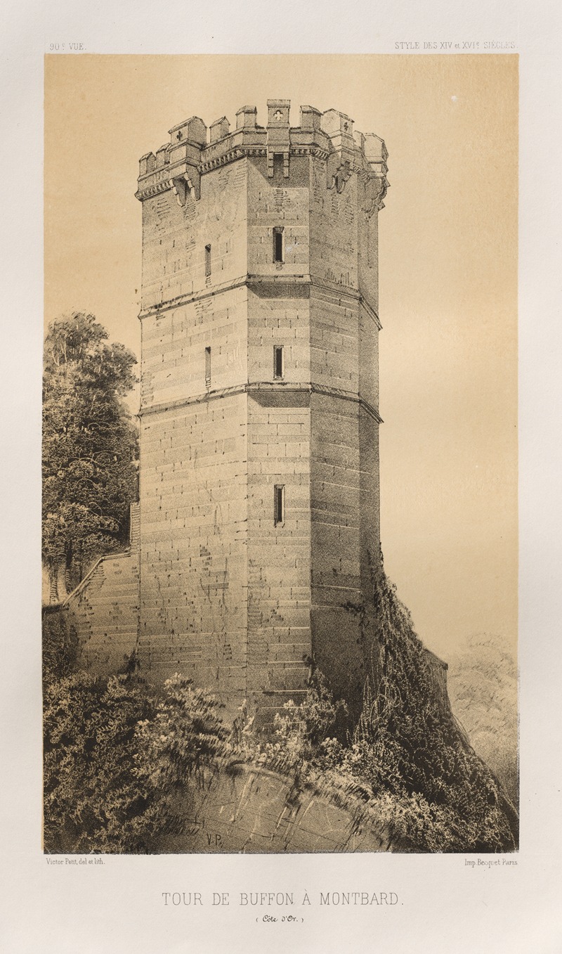 Victor Petit - Tour de Buffon à Montbard (Côte d’Or)