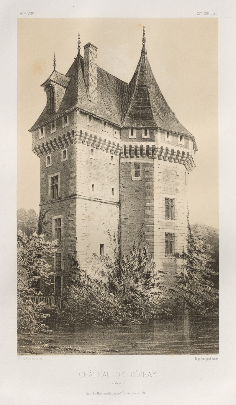 Victor Petit - Château de Tévray (Eure)