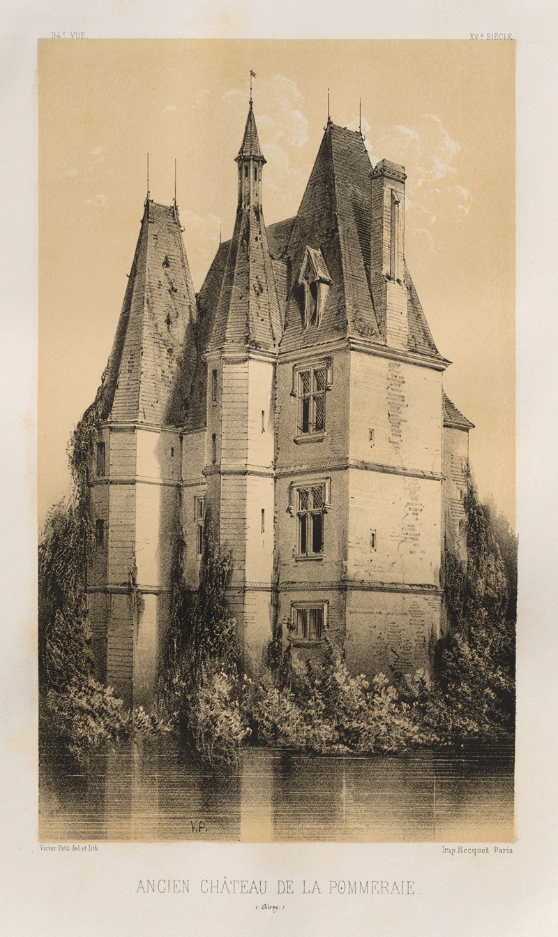 Victor Petit - Ancien Château de la Pommeraie (Aisne)