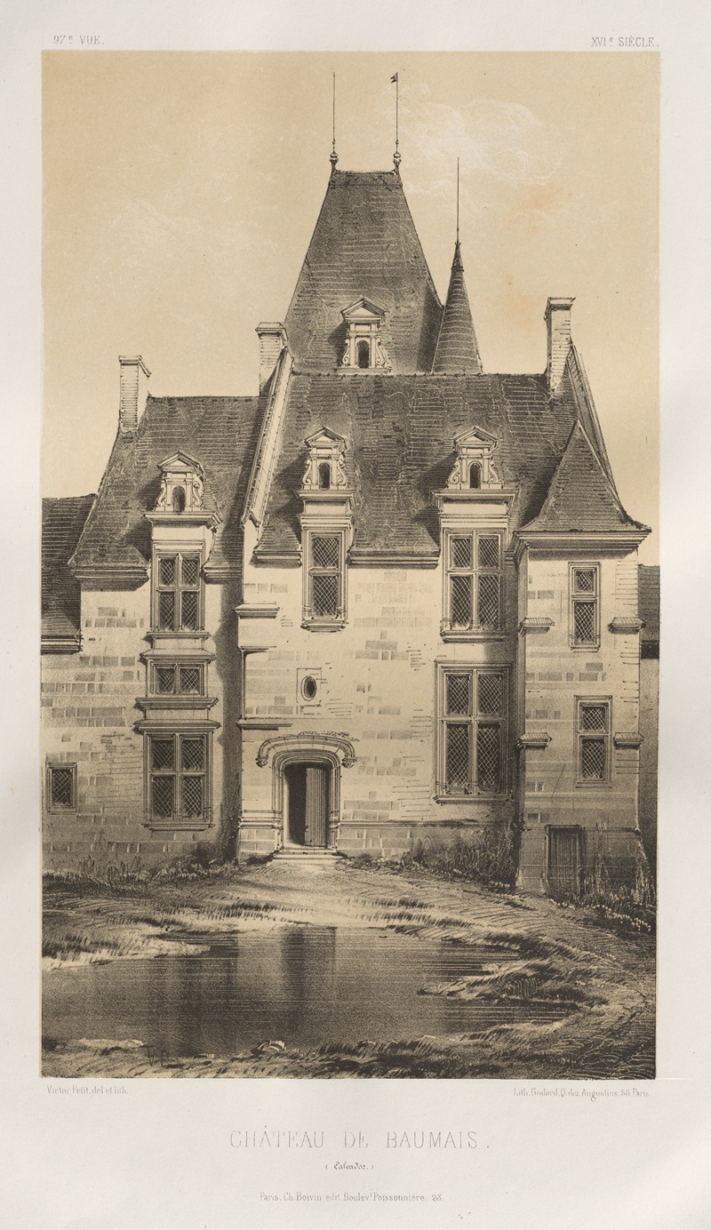 Victor Petit - Château de Baumais (Calvados)