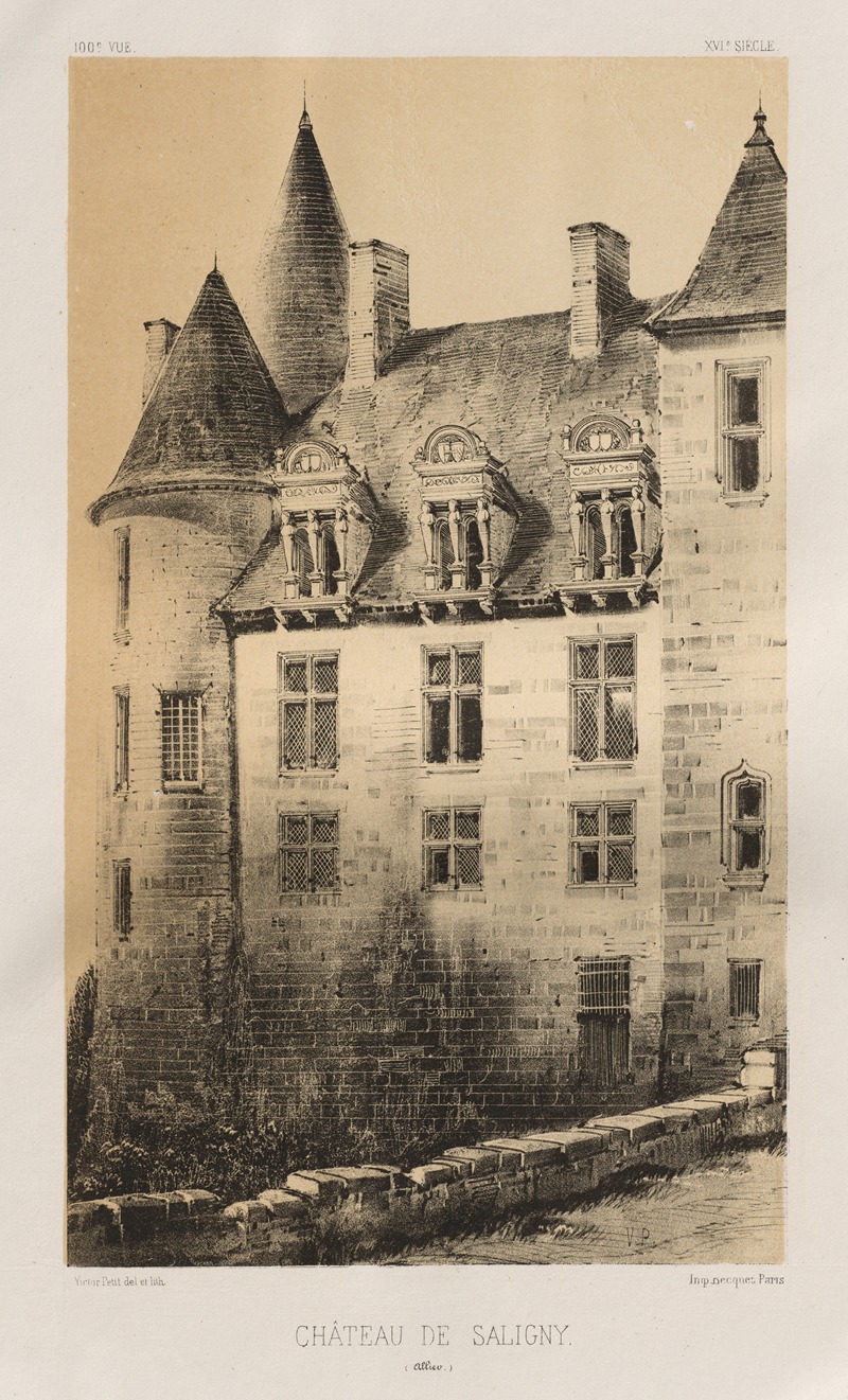 Victor Petit - Château de Saligny (Alliers)