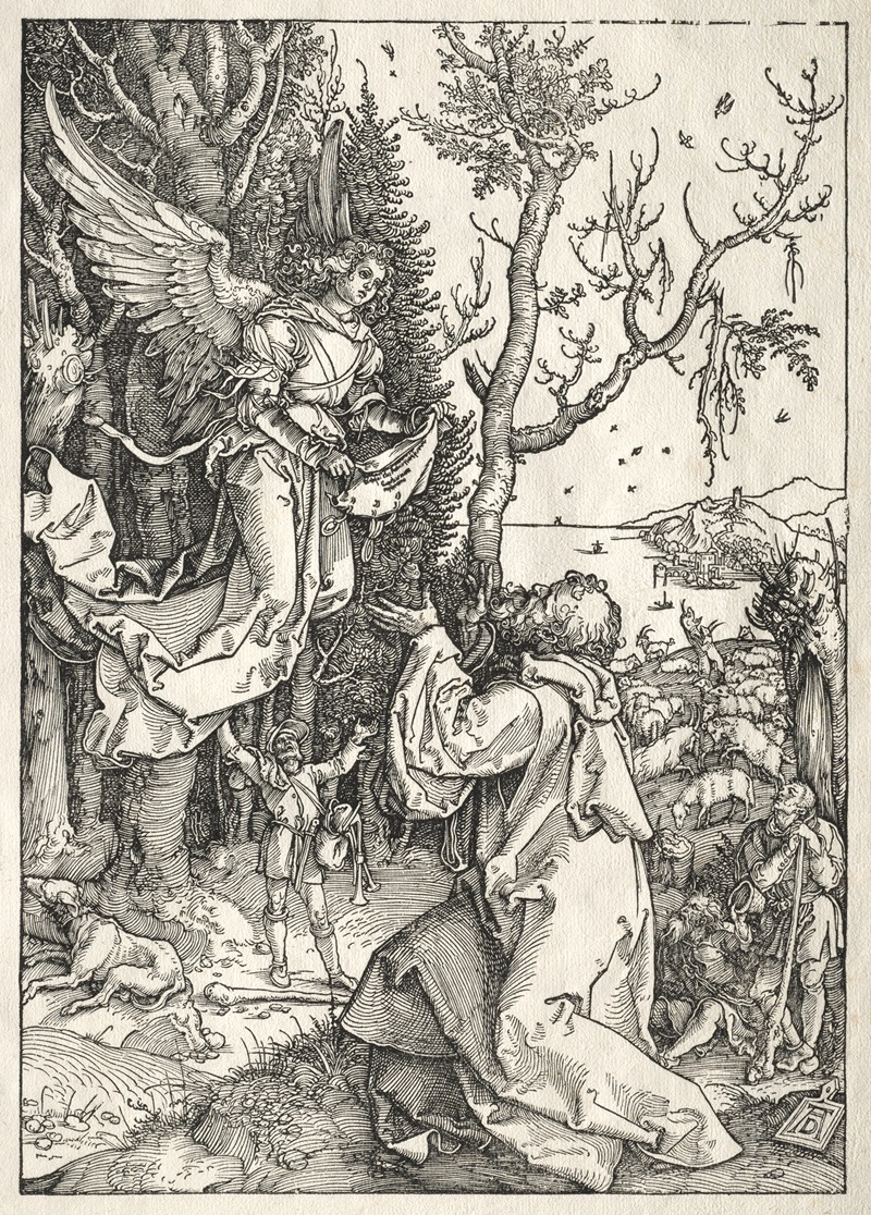 Albrecht Dürer - Joachim and the Angel