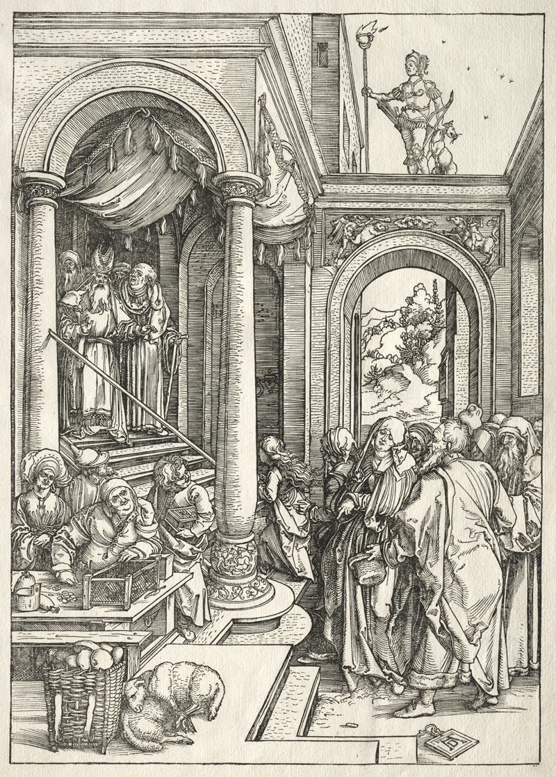 Albrecht Dürer - Presentation of the Young Virgin in the Temple