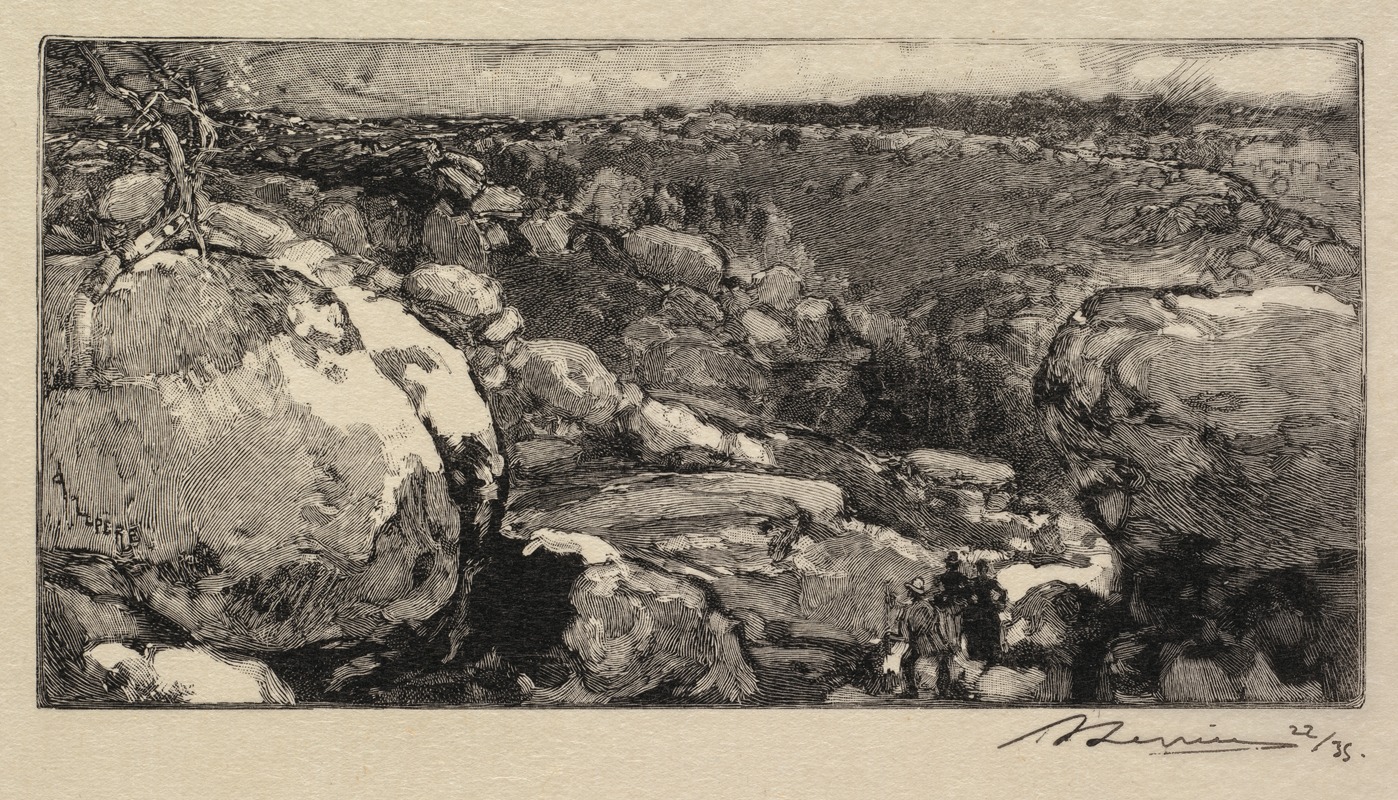 Auguste Louis Lepère - The Cirque of Long-Rocher