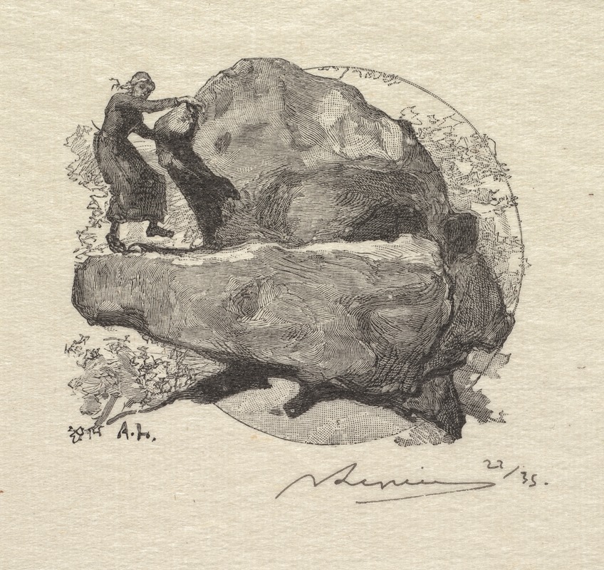 Auguste Louis Lepère - The Trembling Rock