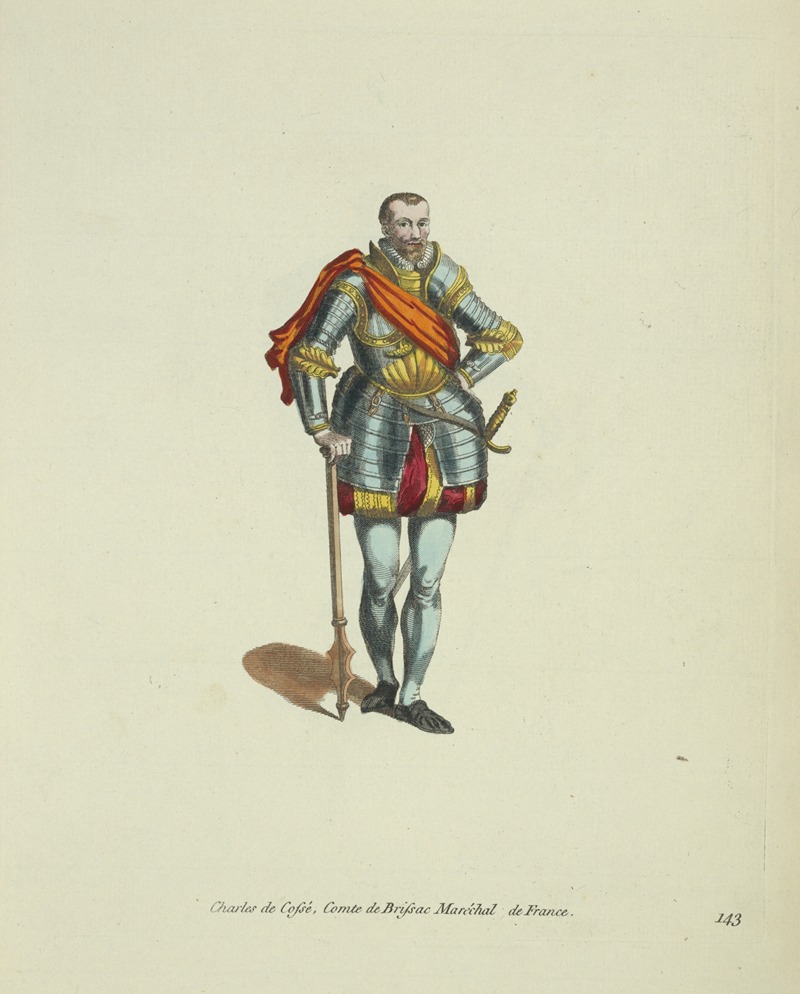 Charles Grignion - Charles De Cossé, count of Brissac, marshall of France