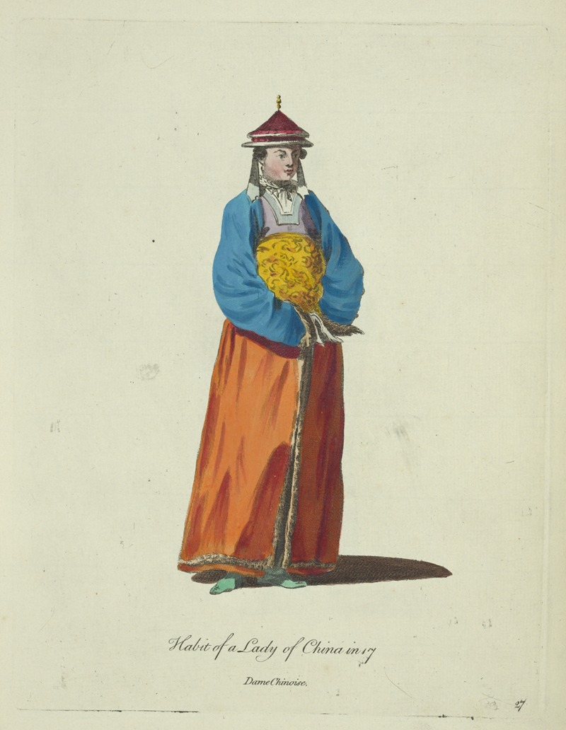 Charles Grignion - Habit of a lady of China. Dame Chinoise.