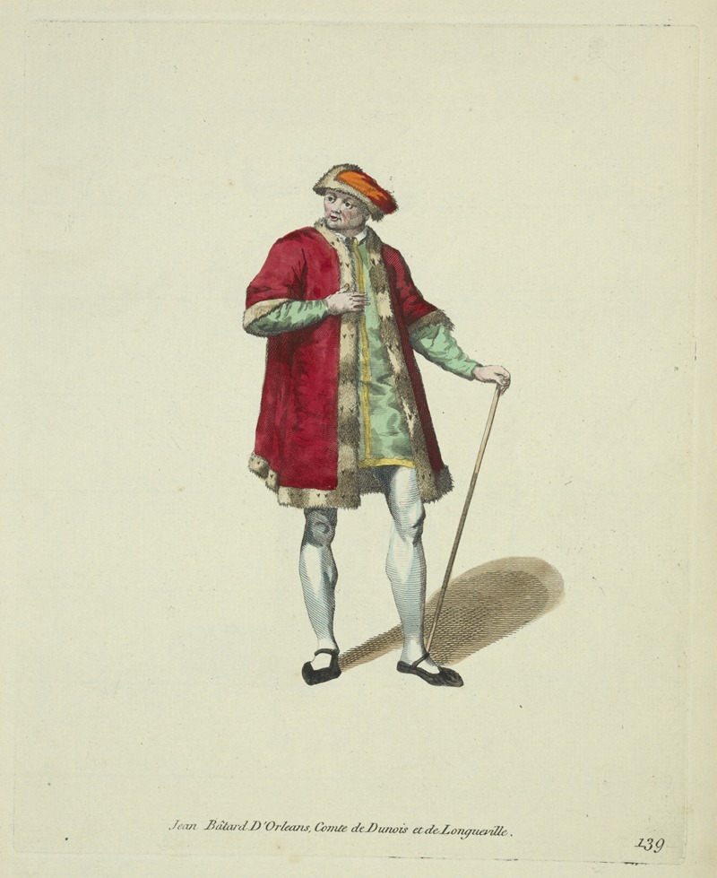 Charles Grignion - John, Bastard of Orleans, Count of Dunois and of Longueville