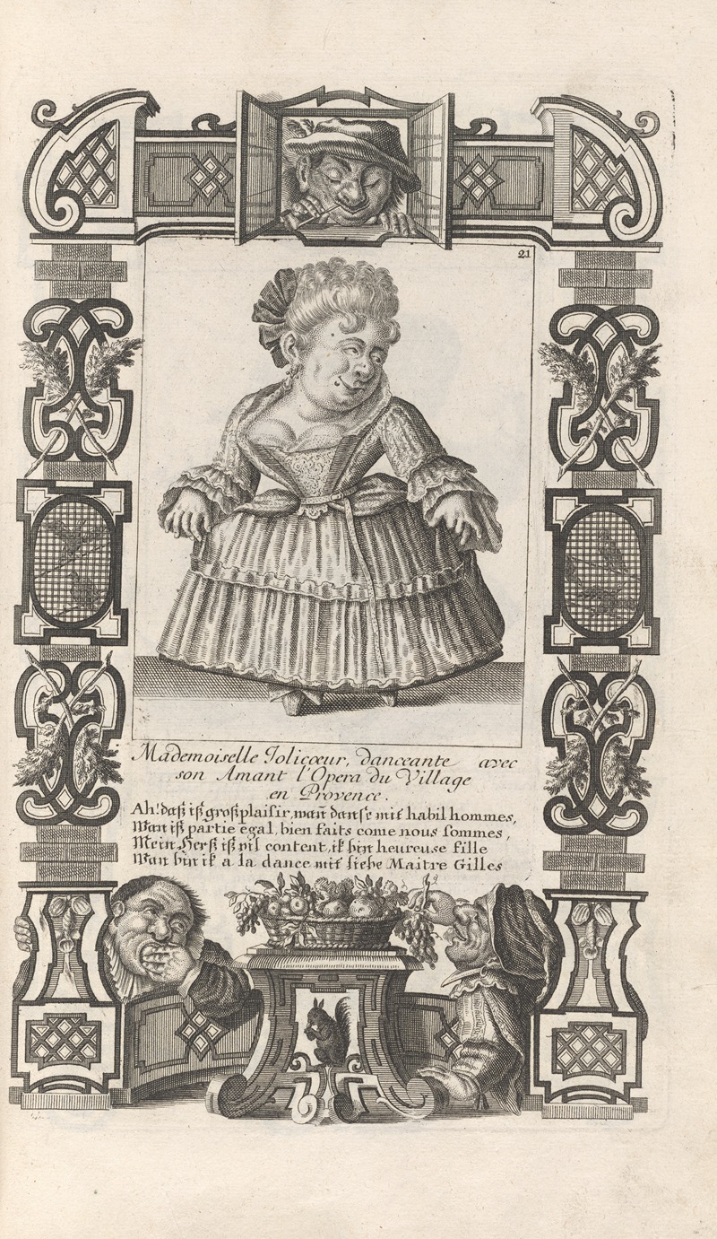 Elias Baeck - Mademoiselle Jolicoeur, Pl. 21