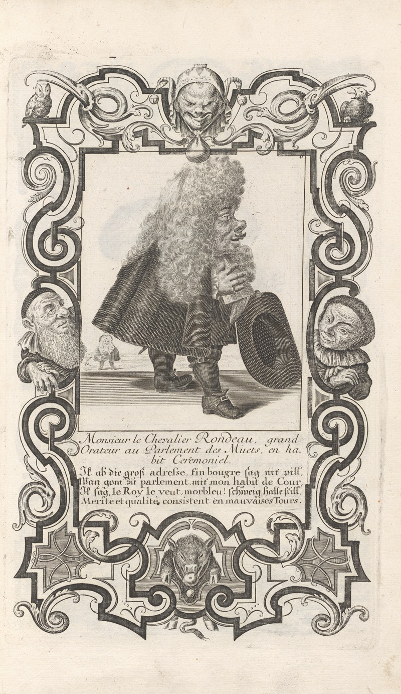 Elias Baeck - Monsieur le Chevalier Rondeau, Pl. 6