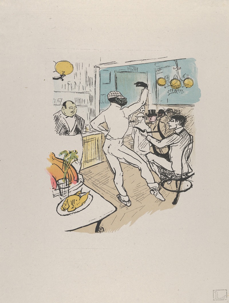 After Henri de Toulouse-Lautrec - Chocolat Dansant