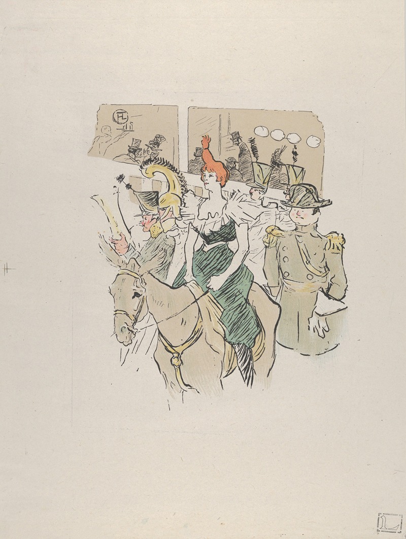 After Henri de Toulouse-Lautrec - Entrée de Cha-u-Kao, from Le Rire, No. 67, 15 February 1896