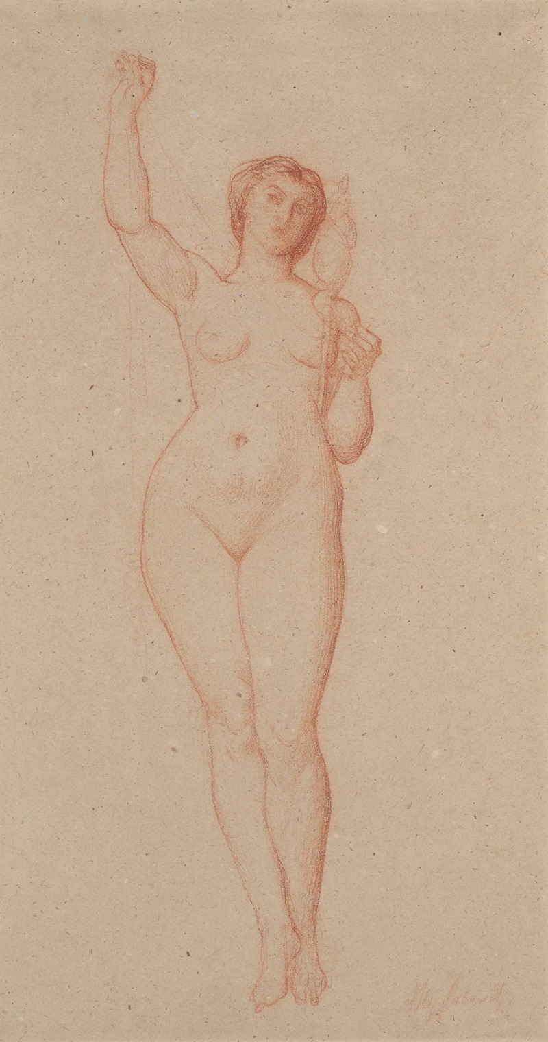 Alexandre Cabanel - Study for ‘The Hours,’ Hôtel Pereire, Paris