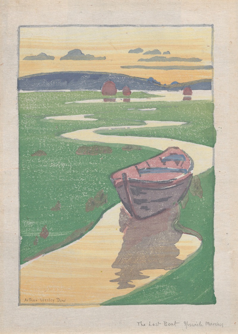 Arthur Wesley Dow - The Derelict or The Lost Boat 2