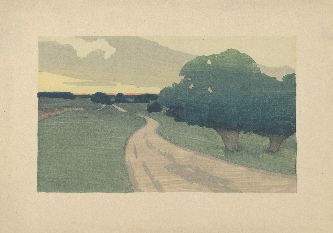 Arthur Wesley Dow - The Long Road – Argilla Road, Ipswich